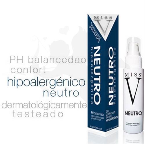 Gel lubricante neutro hipoalergénico 50 ml